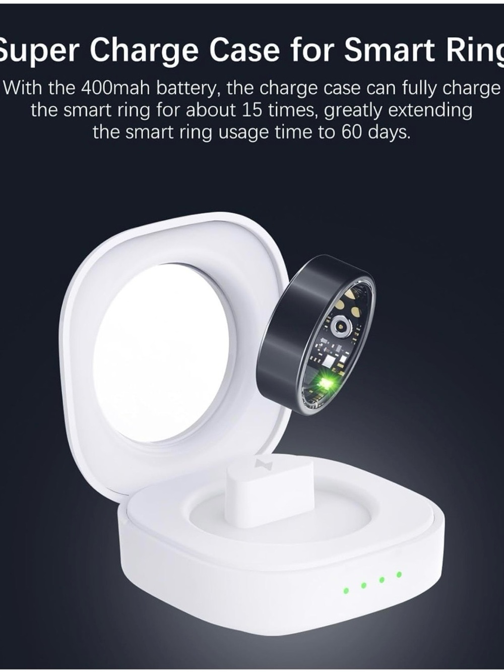 Smart Health Tracking Ring - Black - Picture 6 of 13